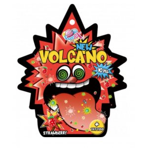 Volcano Strawberry with Tattoo